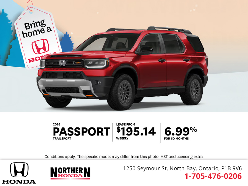 Get the 2026 Honda Passport!
