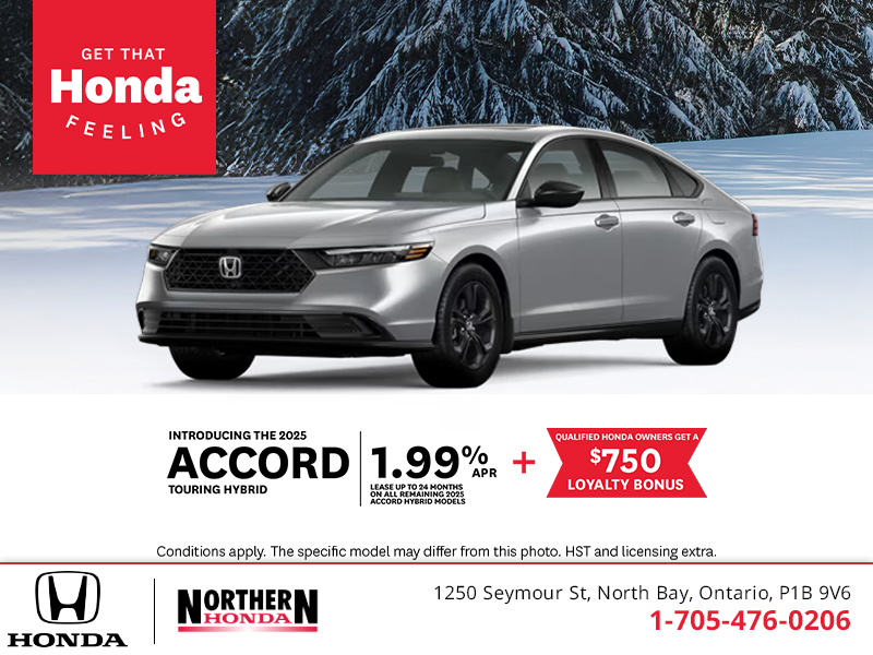 Get the 2025 Honda Accord!