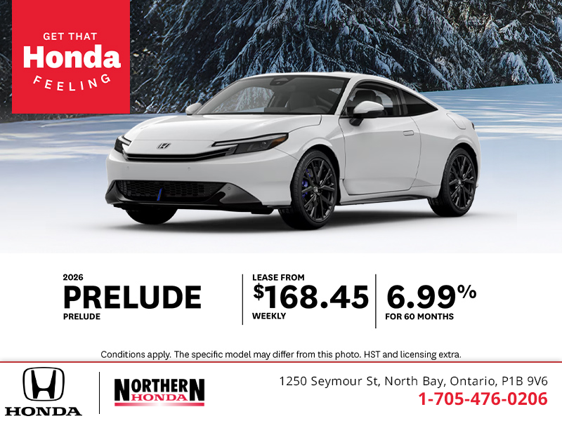 Get the 2026 Honda Prelude!