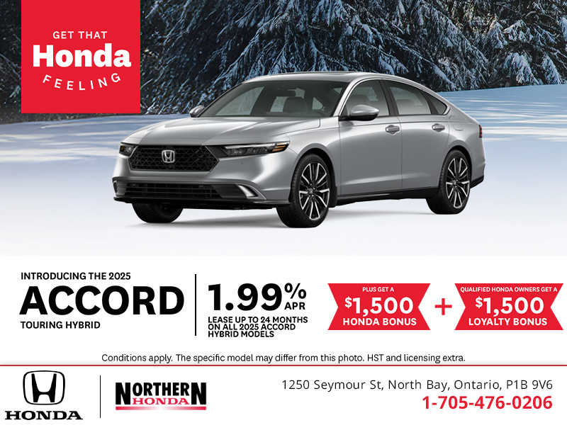 Get the 2025 Honda Accord!