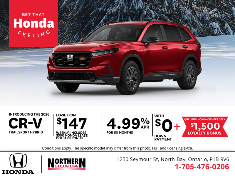 Get the 2026 Honda CR-V hybrid!