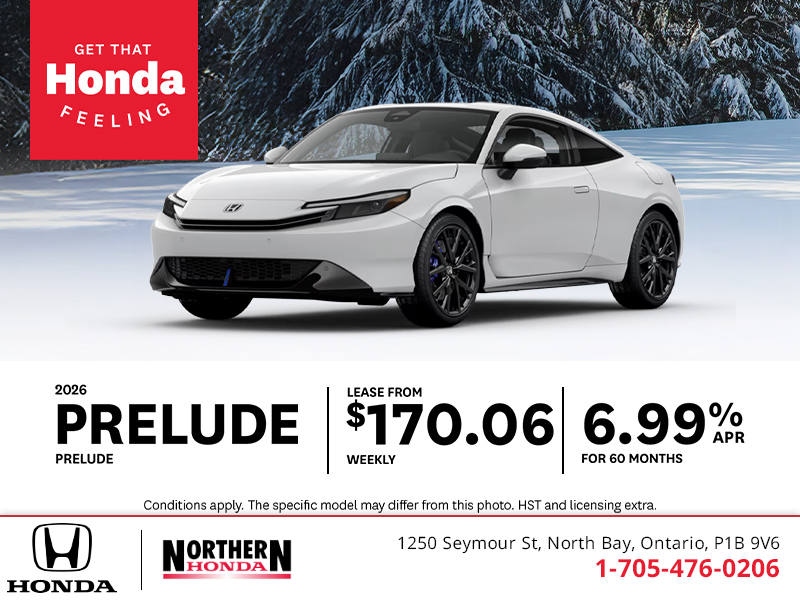 Get the 2026 Honda Prelude!
