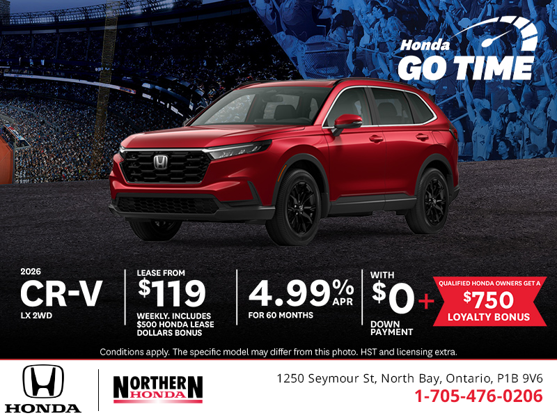 Get the 2026 Honda CR-V!
