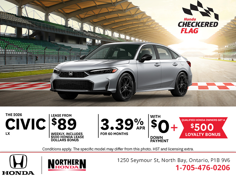 Get the 2026 Honda Civic!