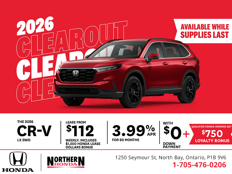 Get the 2026 Honda CR-V!