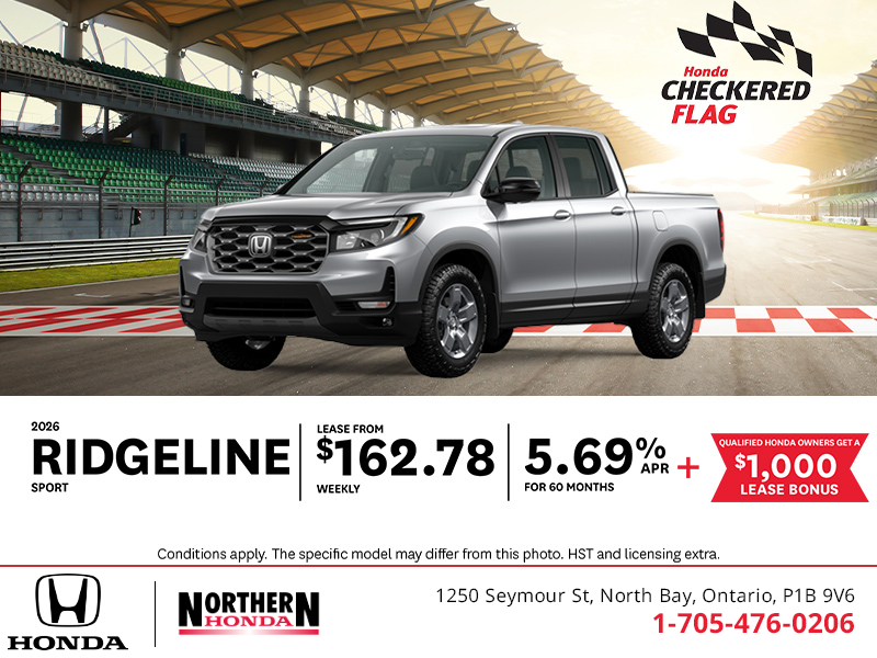 Get the 2026 Honda Ridgeline!