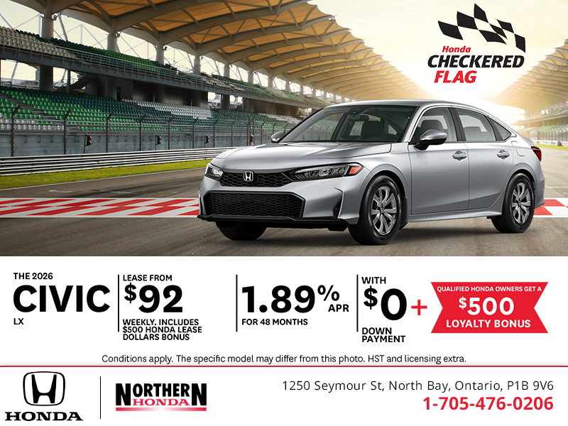 Get the 2026 Honda Civic!