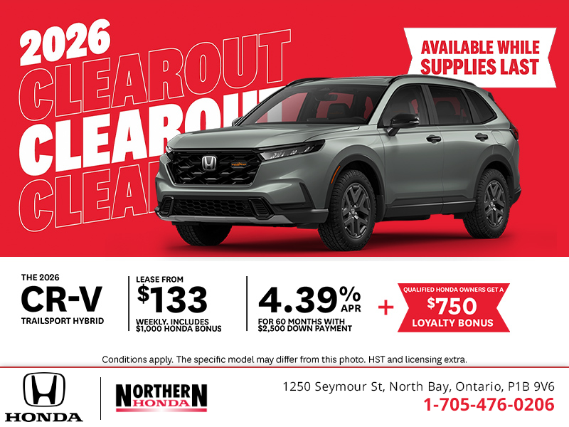 Get the 2026 Honda CR-V hybrid!