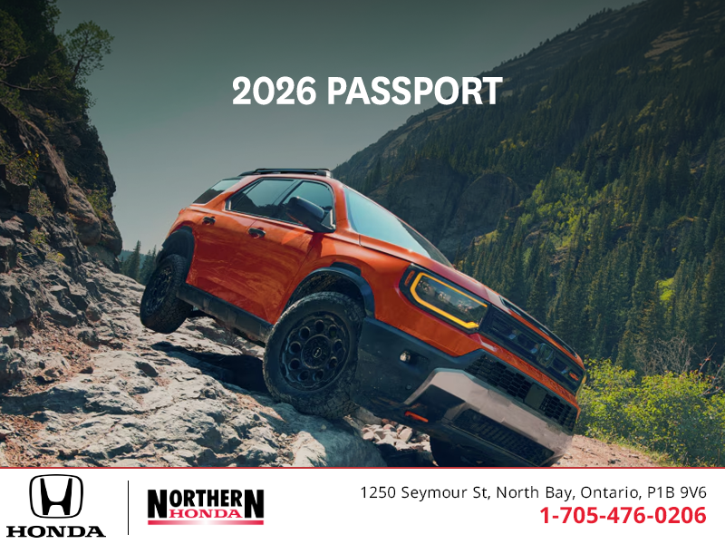 Get the 2026 Honda Passport!