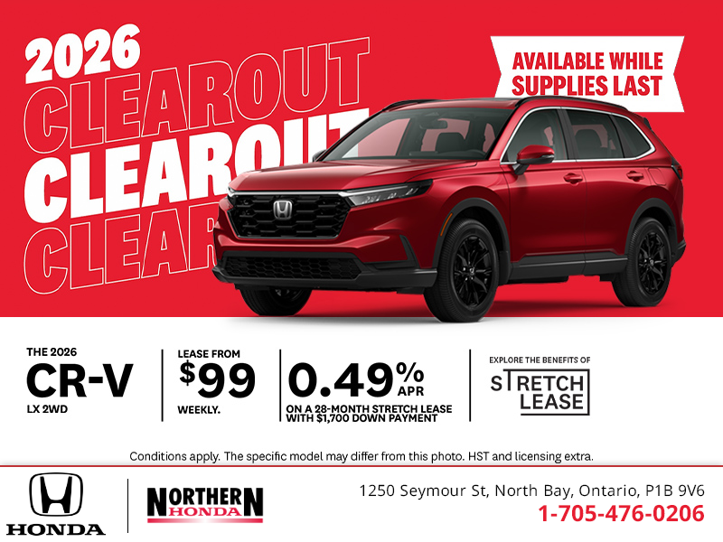 Get the 2026 Honda CR-V!