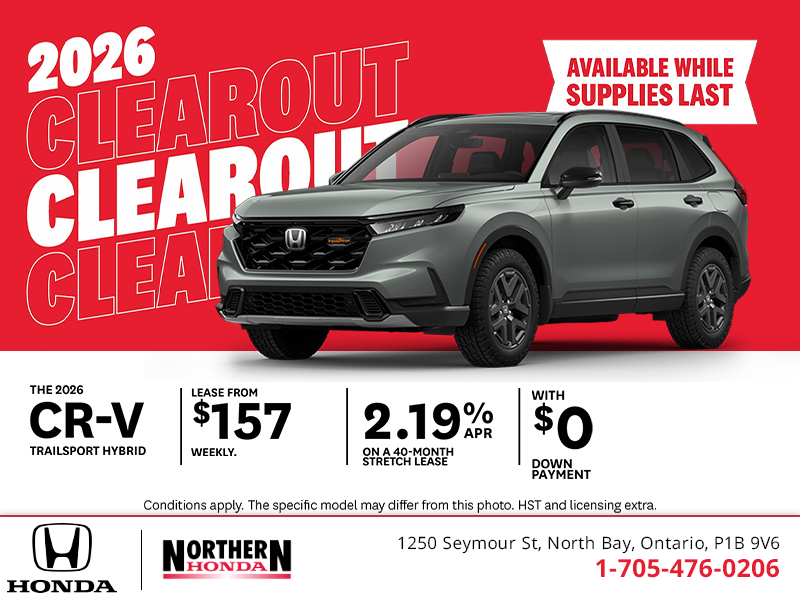 Get the 2026 Honda CR-V hybrid!