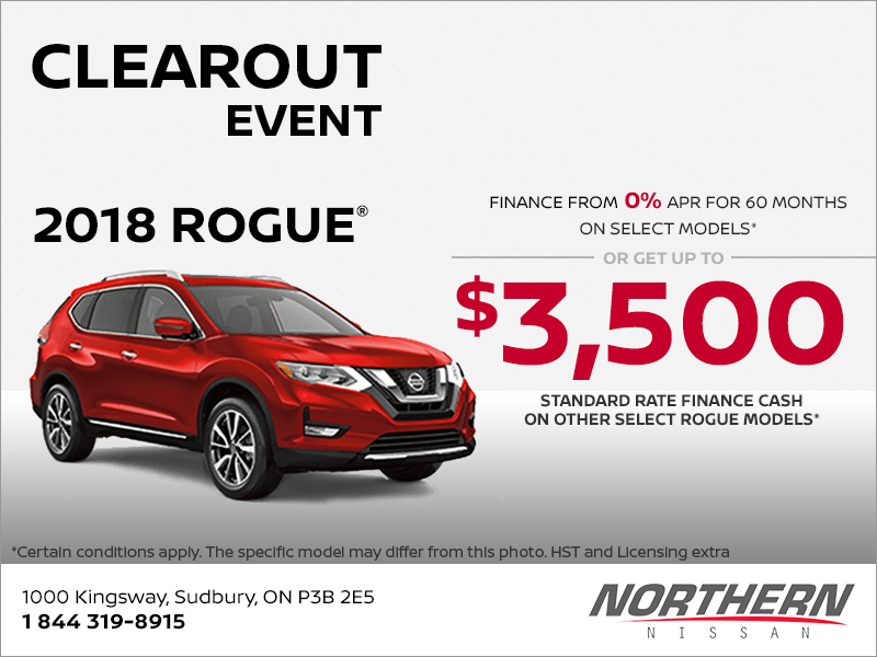 Get the 2018 Rogue today!