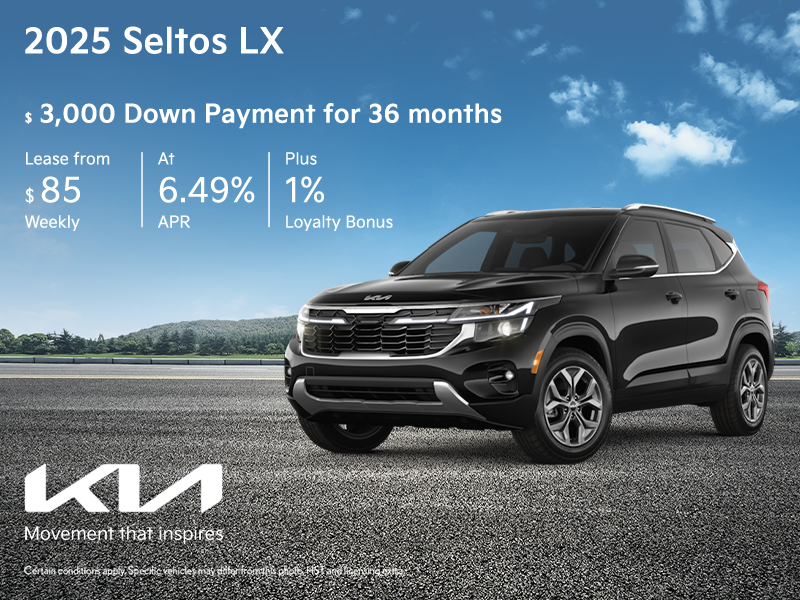 Get the 2025 Kia Seltos!