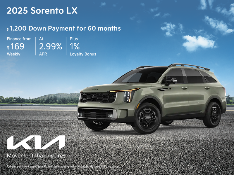 Get the 2025 Kia Sorento!