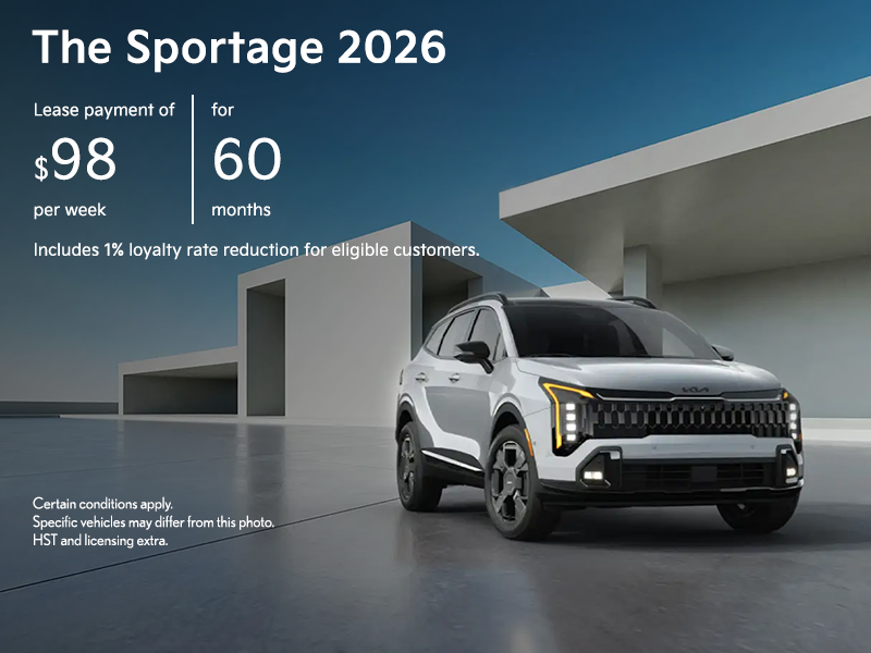 Get the 2026 Kia Sportage!