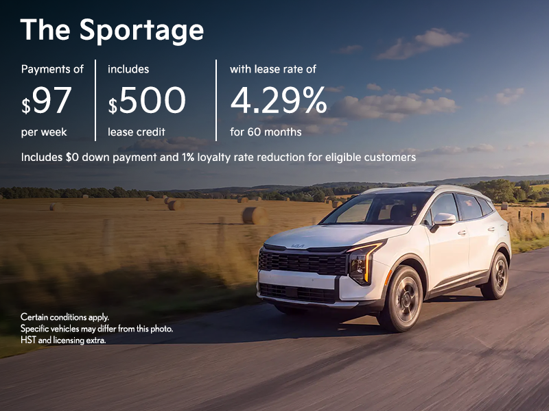 Get the 2026 Kia Sportage!