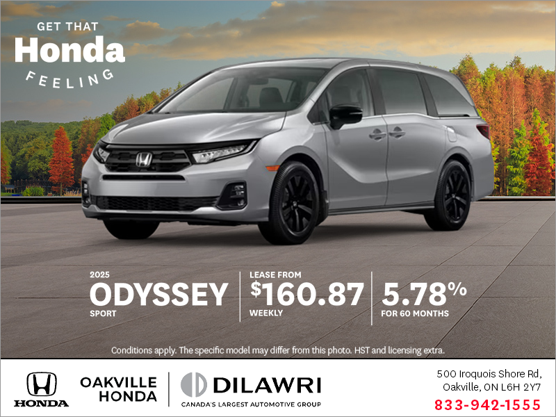 Get the 2024 Honda Odyssey!