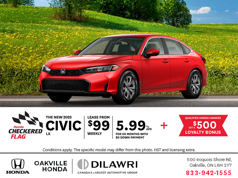Get the 2025 Honda Civic!