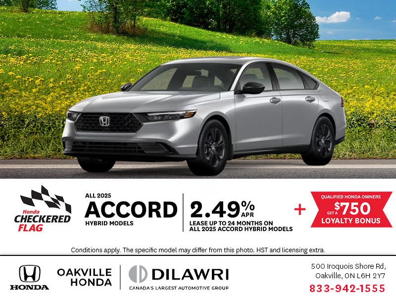 Get the 2025 Honda Accord!