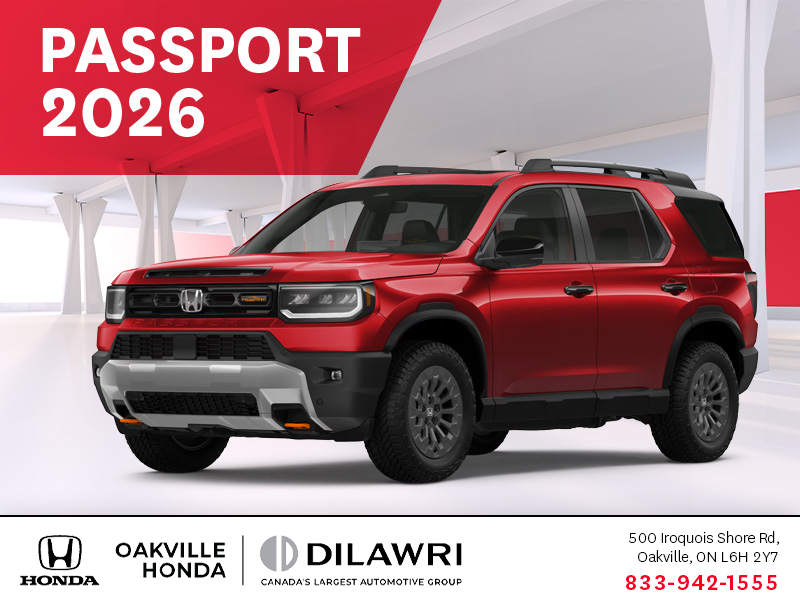 Get the 2026 Honda Passport!