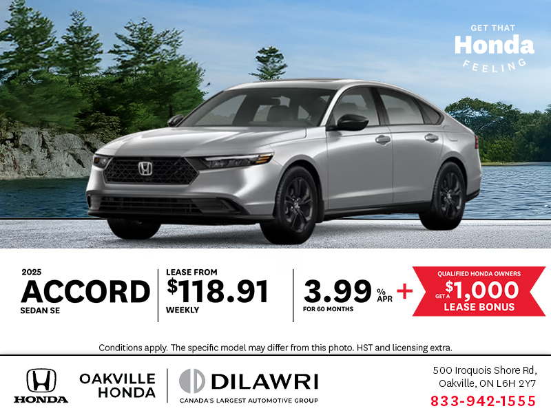 Get the 2025 Honda Accord!