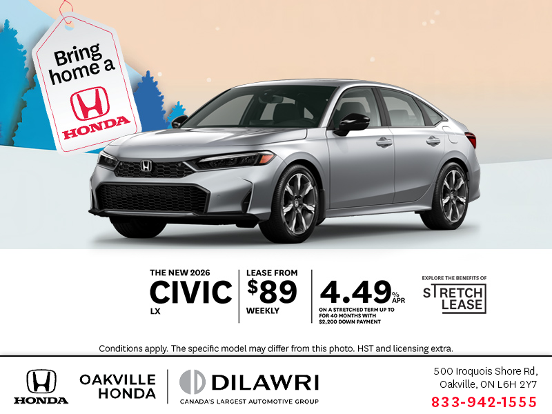 Get the 2026 Honda Civic!