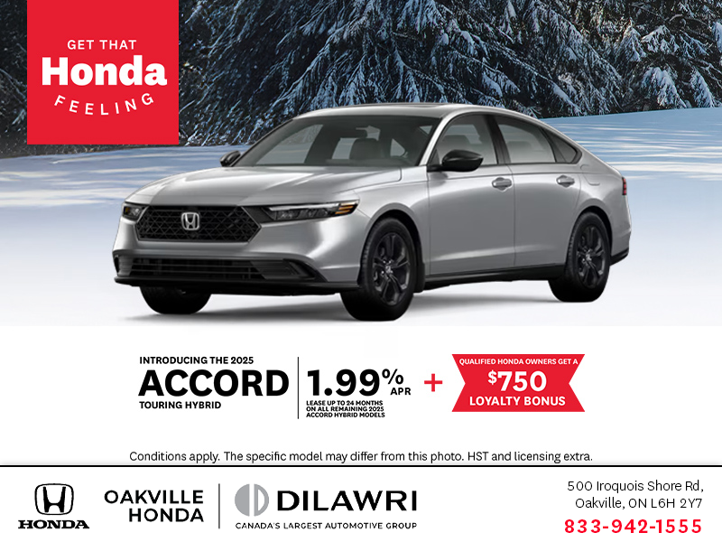 Get the 2025 Honda Accord!