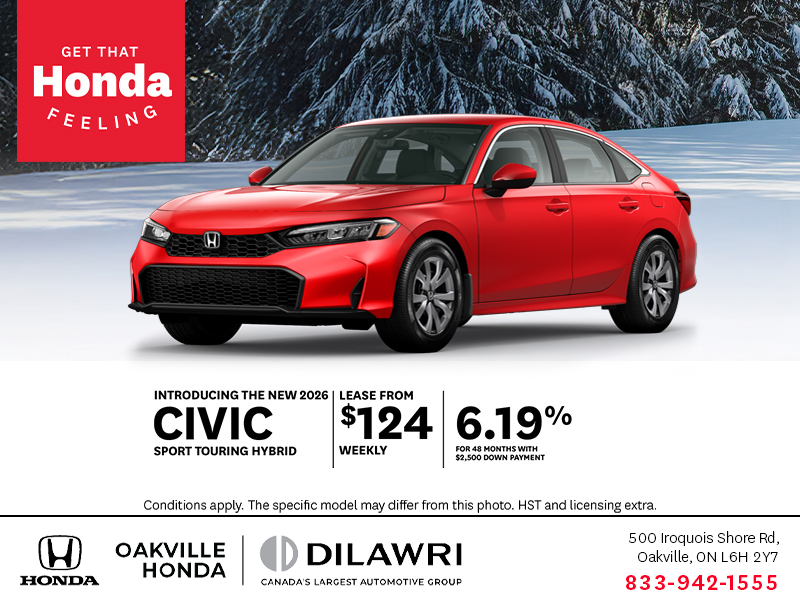 Get the 2026 Honda Civic Hybrid!