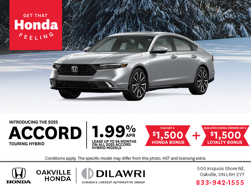 Get the 2025 Honda Accord!