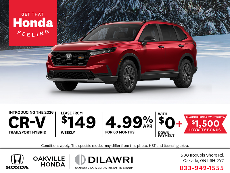 Get the 2026 Honda CR-V hybrid!