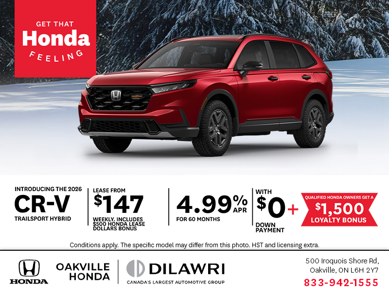 Get the 2026 Honda CR-V hybrid!