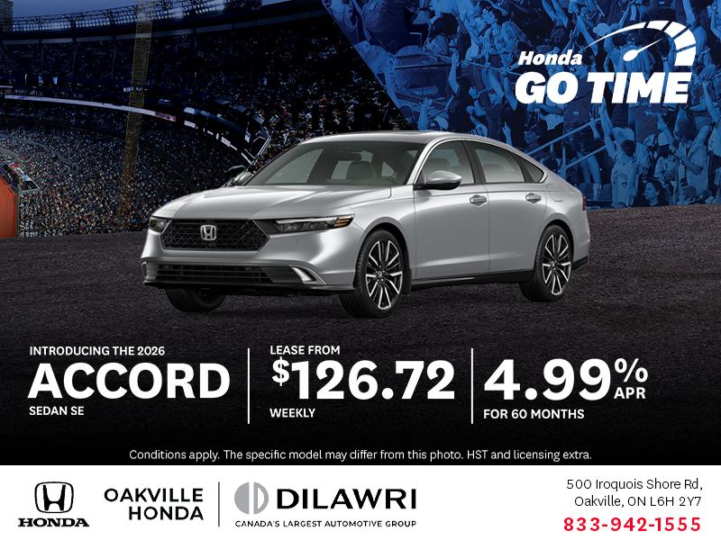Get the 2026 Honda Accord!