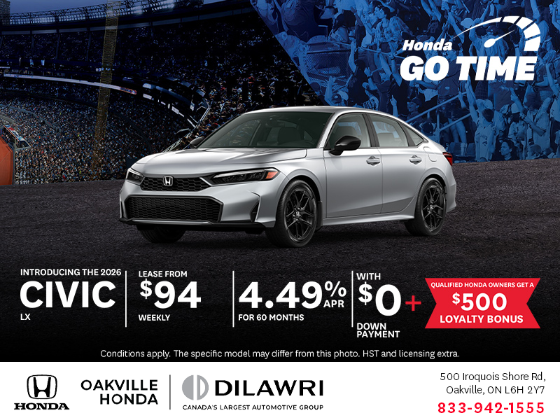 Get the 2026 Honda Civic!