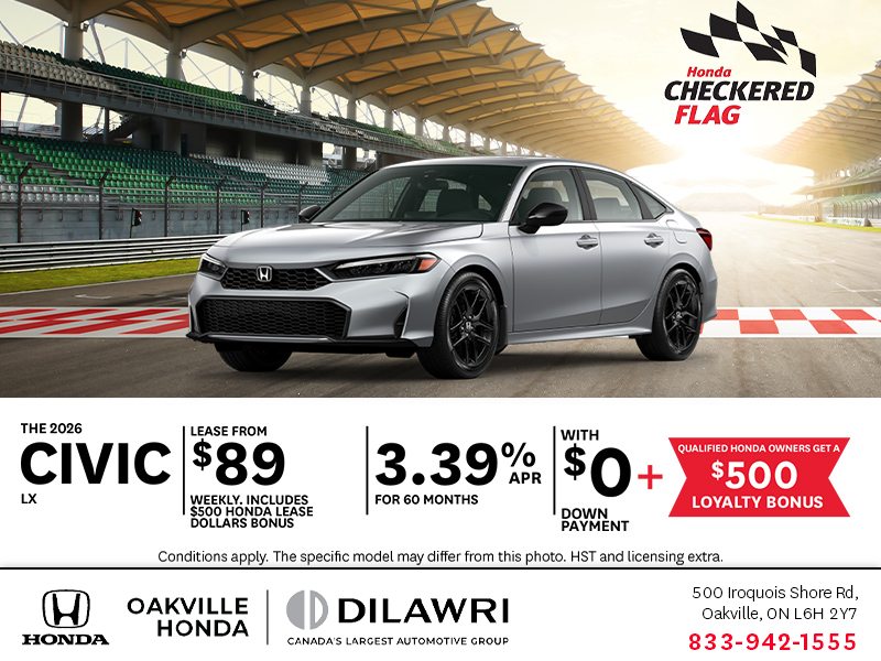 Get the 2026 Honda Civic!