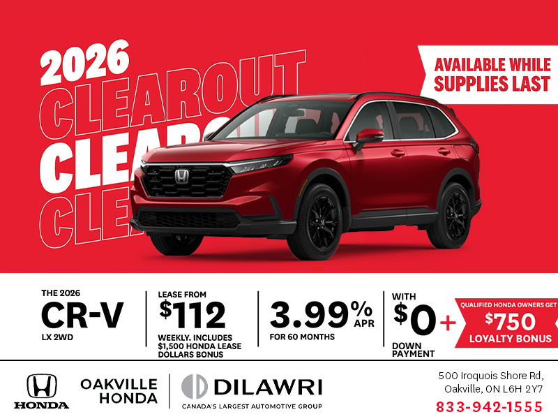 Get the 2026 Honda CR-V!