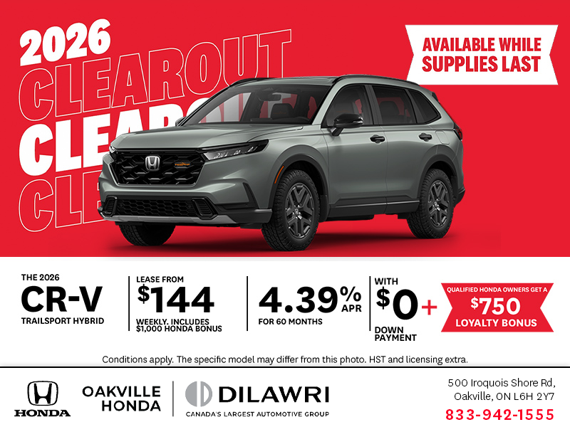 Get the 2026 Honda CR-V hybrid!