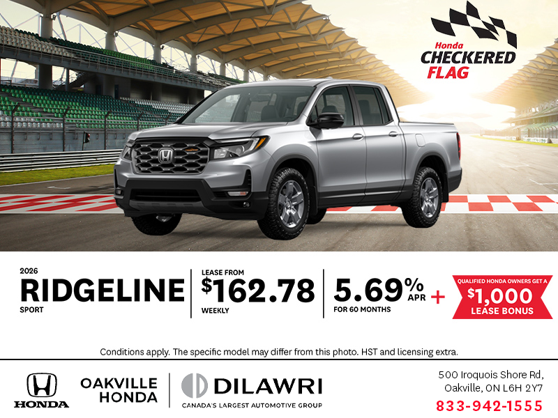 Get the 2026 Honda Ridgeline!