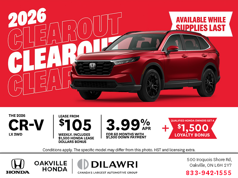 Get the 2026 Honda CR-V!