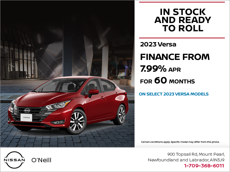 Get the 2023 Nissan Versa today!