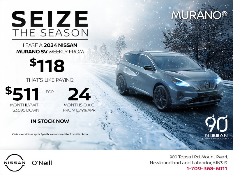 Get the 2024 Nissan Murano today!