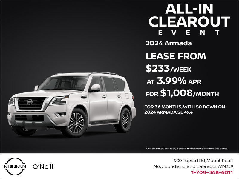 Get the 2024 Nissan Armada Today!