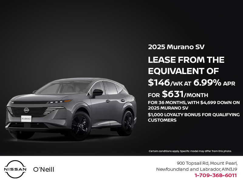 Get the 2025 Nissan Murano today!