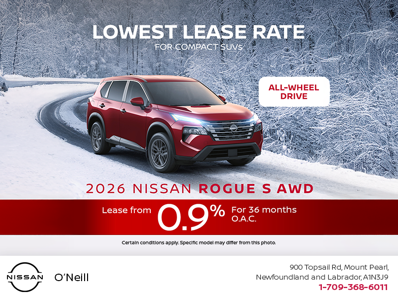 Get the 2026 Nissan Rogue Today!