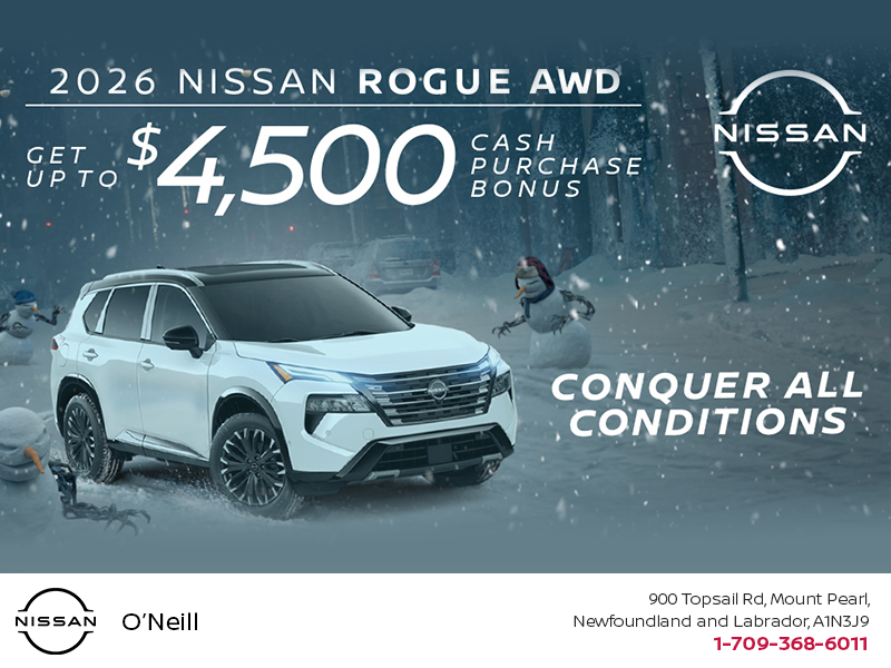 Get the 2026 Nissan Rogue Today!