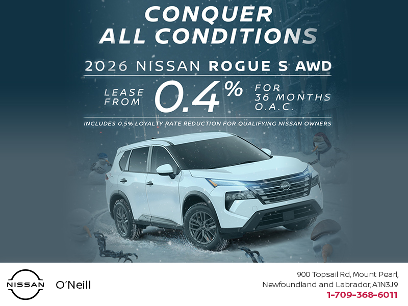 Get the 2026 Nissan Rogue Today!