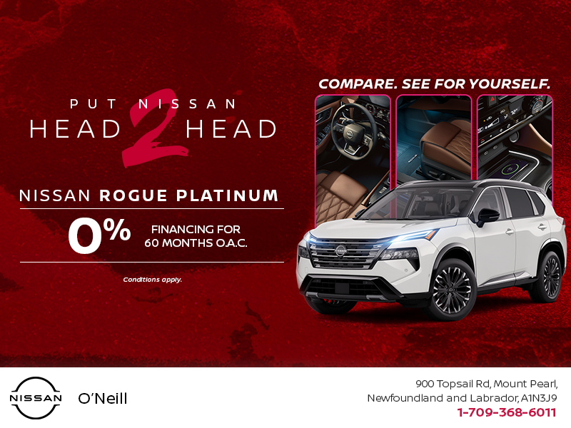 Get the 2026 Nissan Rogue Platinum Today!