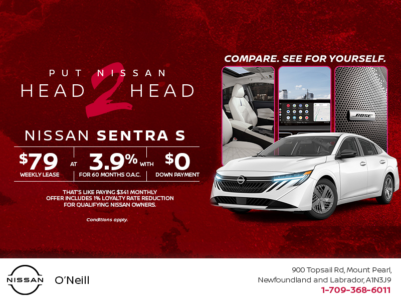 Get the 2026 Nissan Sentra Today!