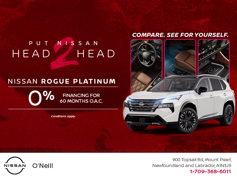 Get the 2026 Nissan Rogue Platinum Today!