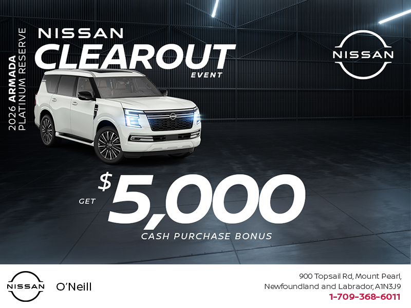 Get the 2026 Nissan Armada Today!