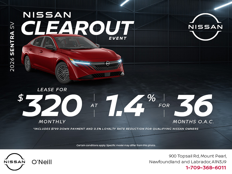 Get the 2026 Nissan Sentra SV  Today!
